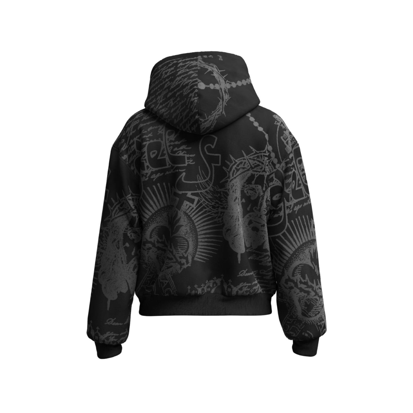 Divine Ink Hoodie- Black