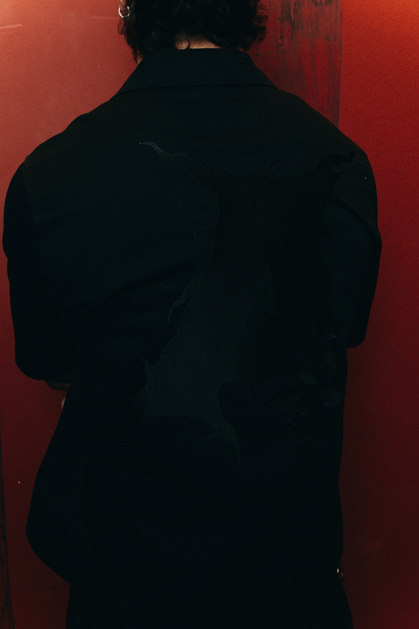 Heaven Sent Bowling Shirt- Black