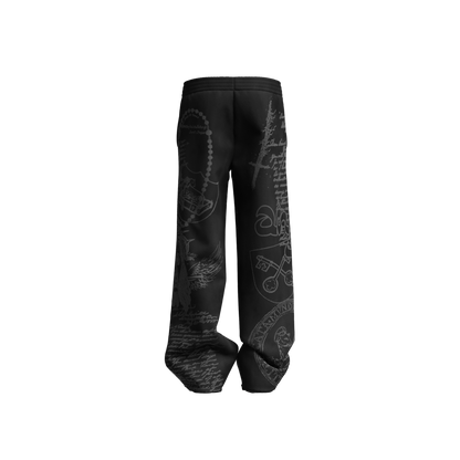 Divine Ink Sweatpant- Aged Black