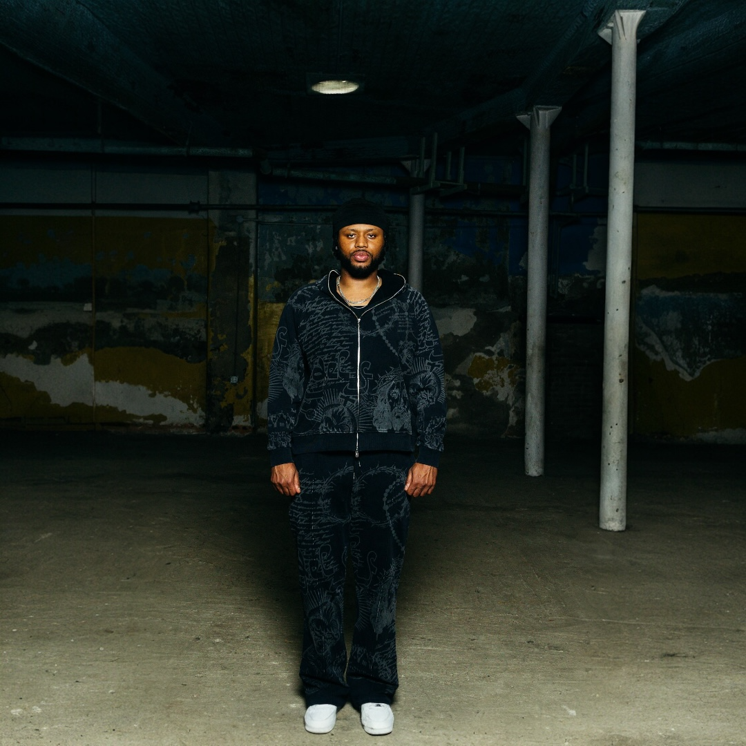 Divine Ink Sweatpant- Aged Black