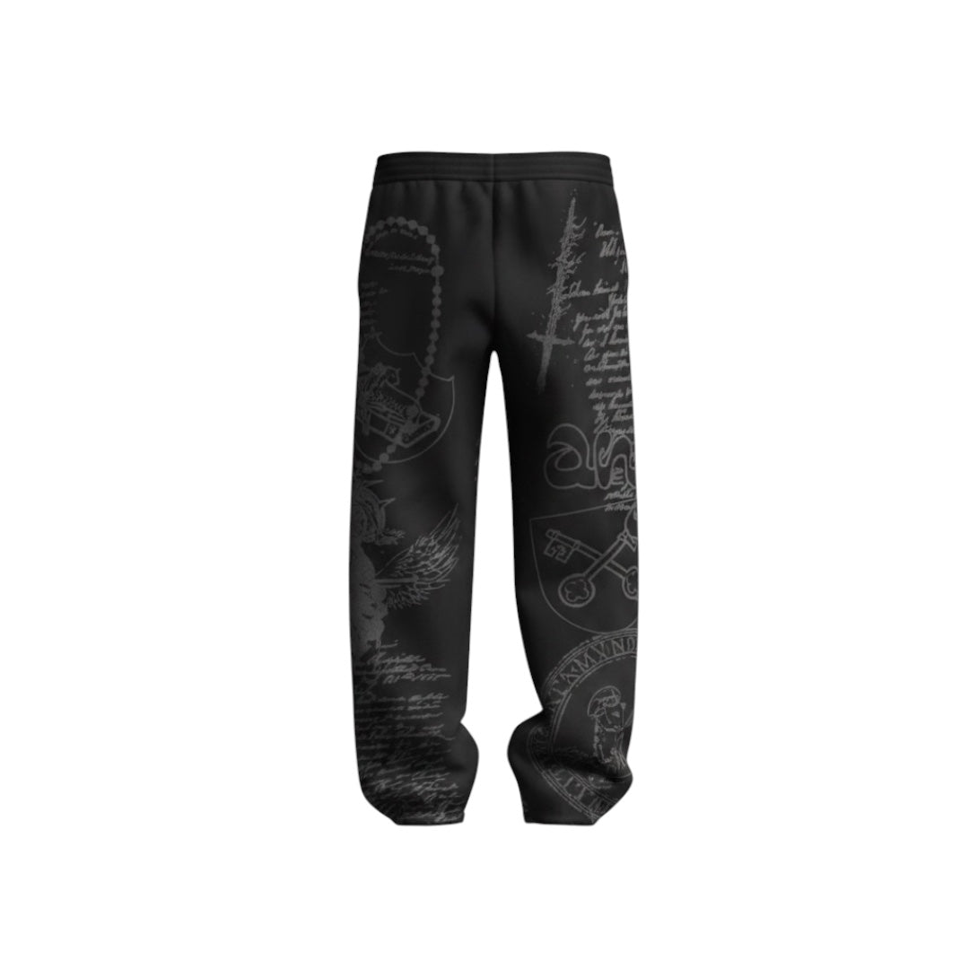 Divine Ink Sweatpant- Aged Black