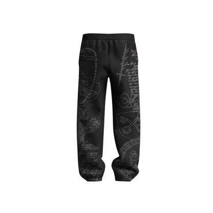 Divine Ink Sweatpant- Aged Black