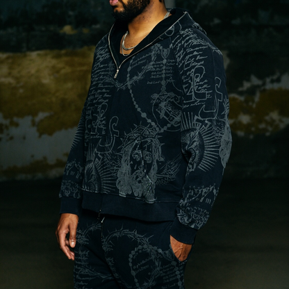 Divine Ink Hoodie- Black
