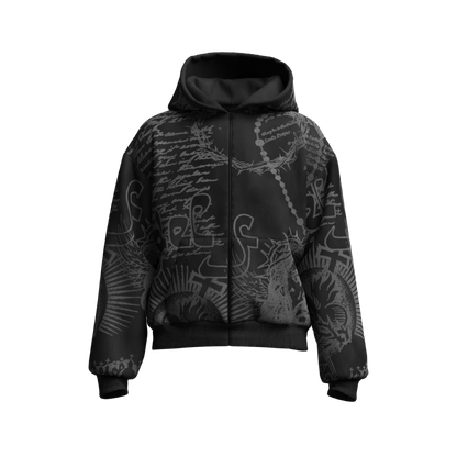 Divine Ink Hoodie- Black