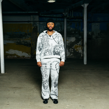 Divine Ink Hoodie- White