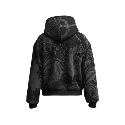 Divine Ink Hoodie- Black