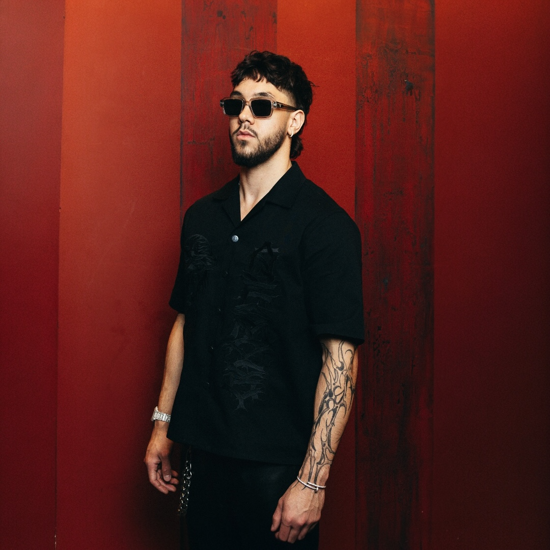 Heaven Sent Bowling Shirt- Black
