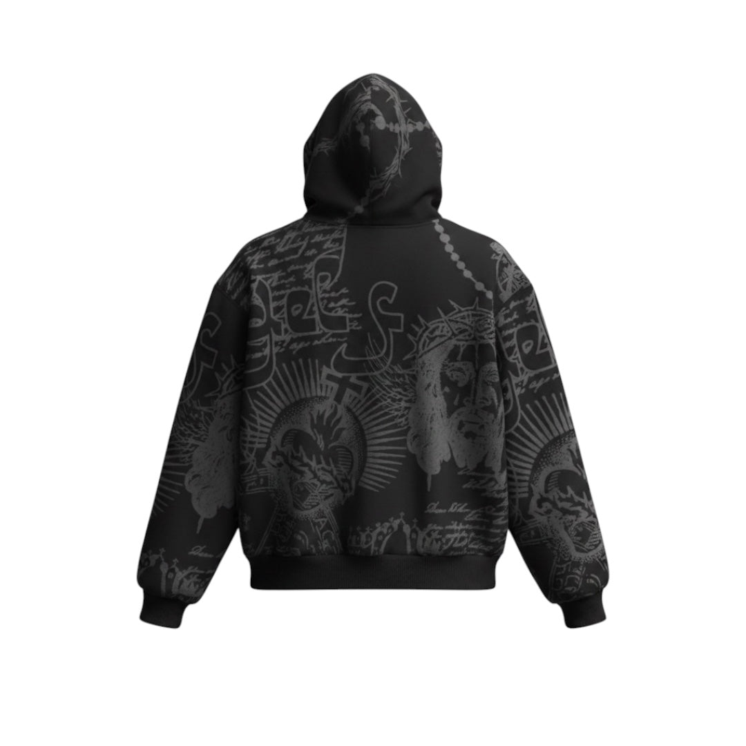 Divine Ink Hoodie- Black