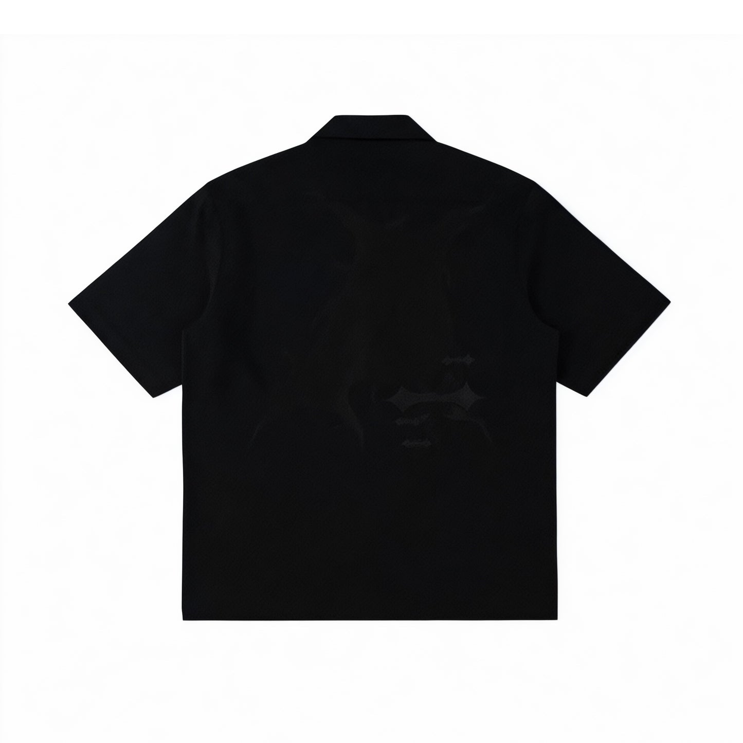 Heaven Sent Bowling Shirt- Black