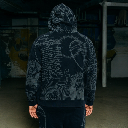 Divine Ink Hoodie- Black